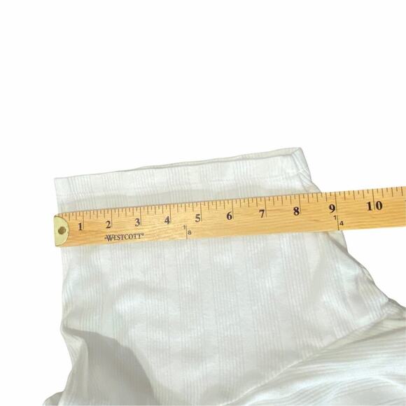 Bass White Ribbed Men's Dress Shirt Tee Size XXL - Picture 11 of 11